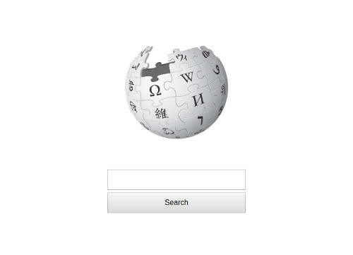 Wikipedia search API
